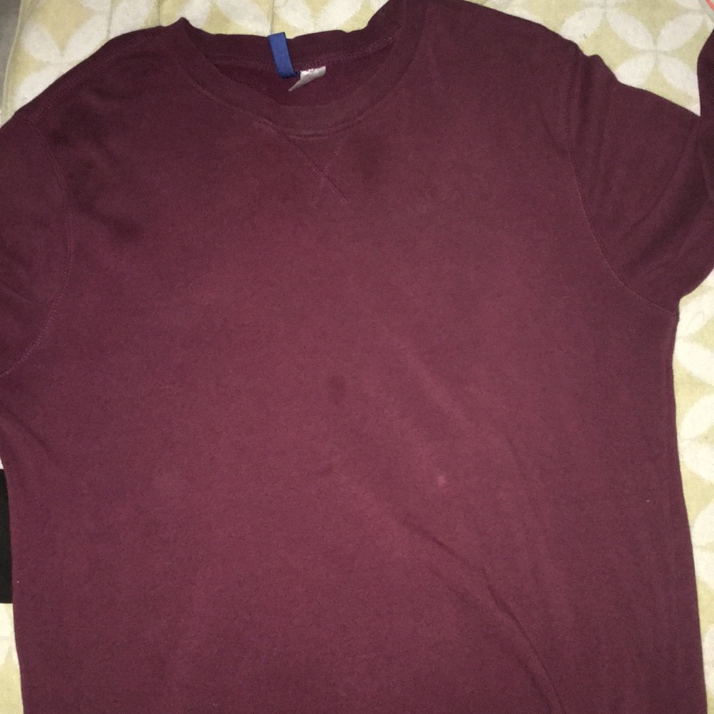 H&M burgundy sweater